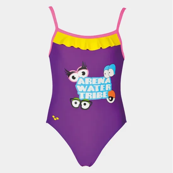 Купальник Arena Awt Rouche Kids Girl One Piece 000436-989