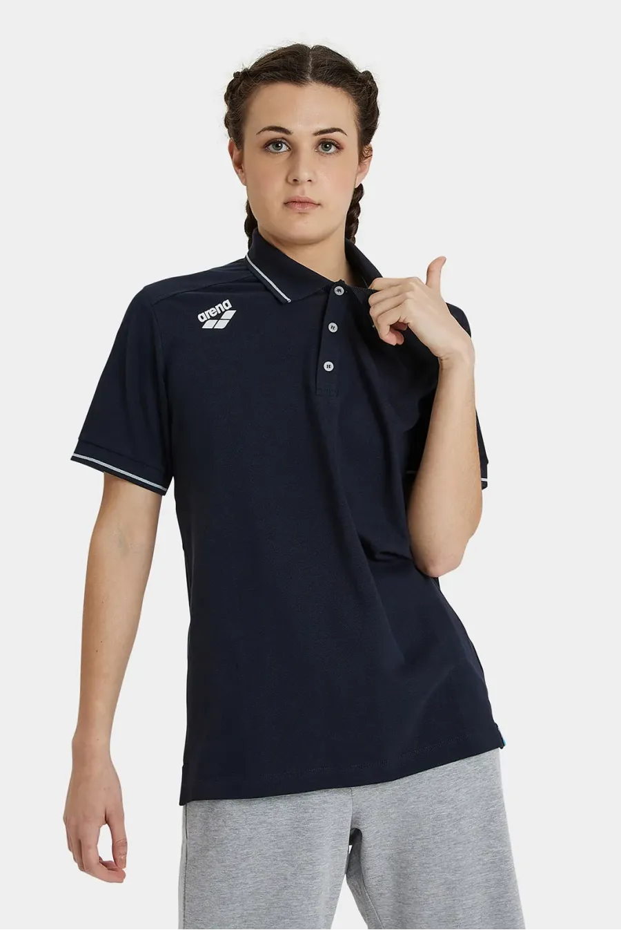 Поло Arena Team Poloshirt Solid Cotton 004901-700