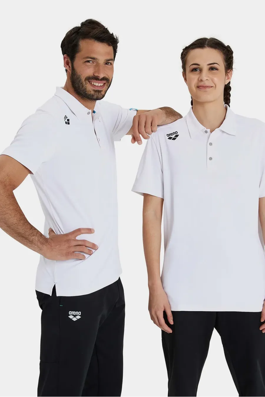Поло Arena Team Poloshirt Solid 004902-100