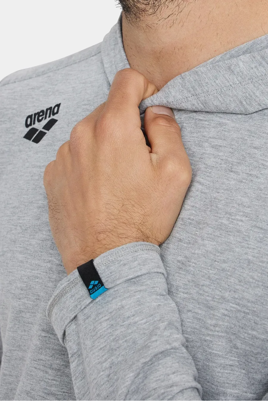 Футболка Arena Team Hooded Long Sleeve T-shir 004903-550
