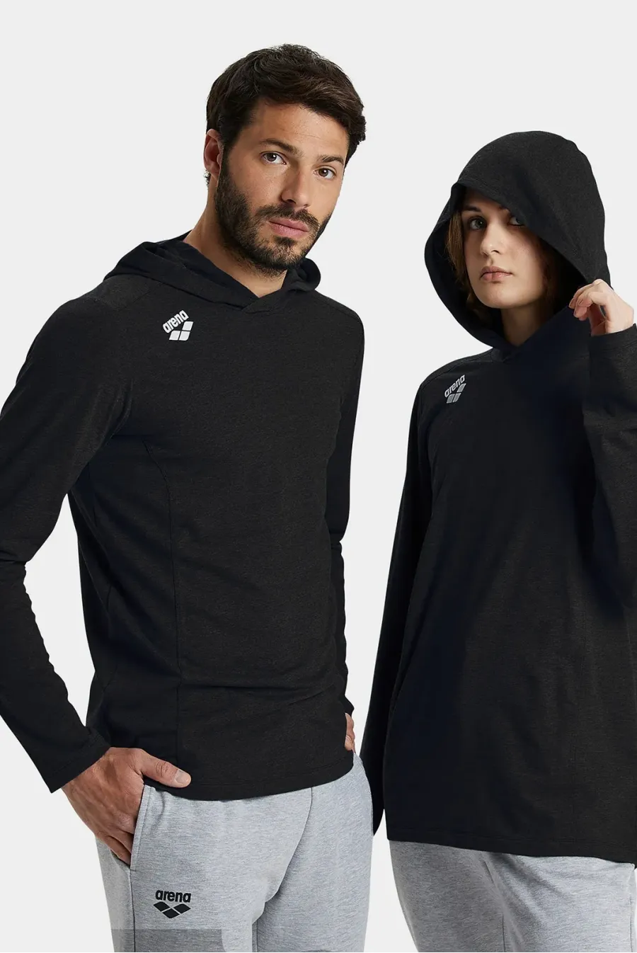 Футболка Arena Team Hooded Long Sleeve T-shir 004903-555