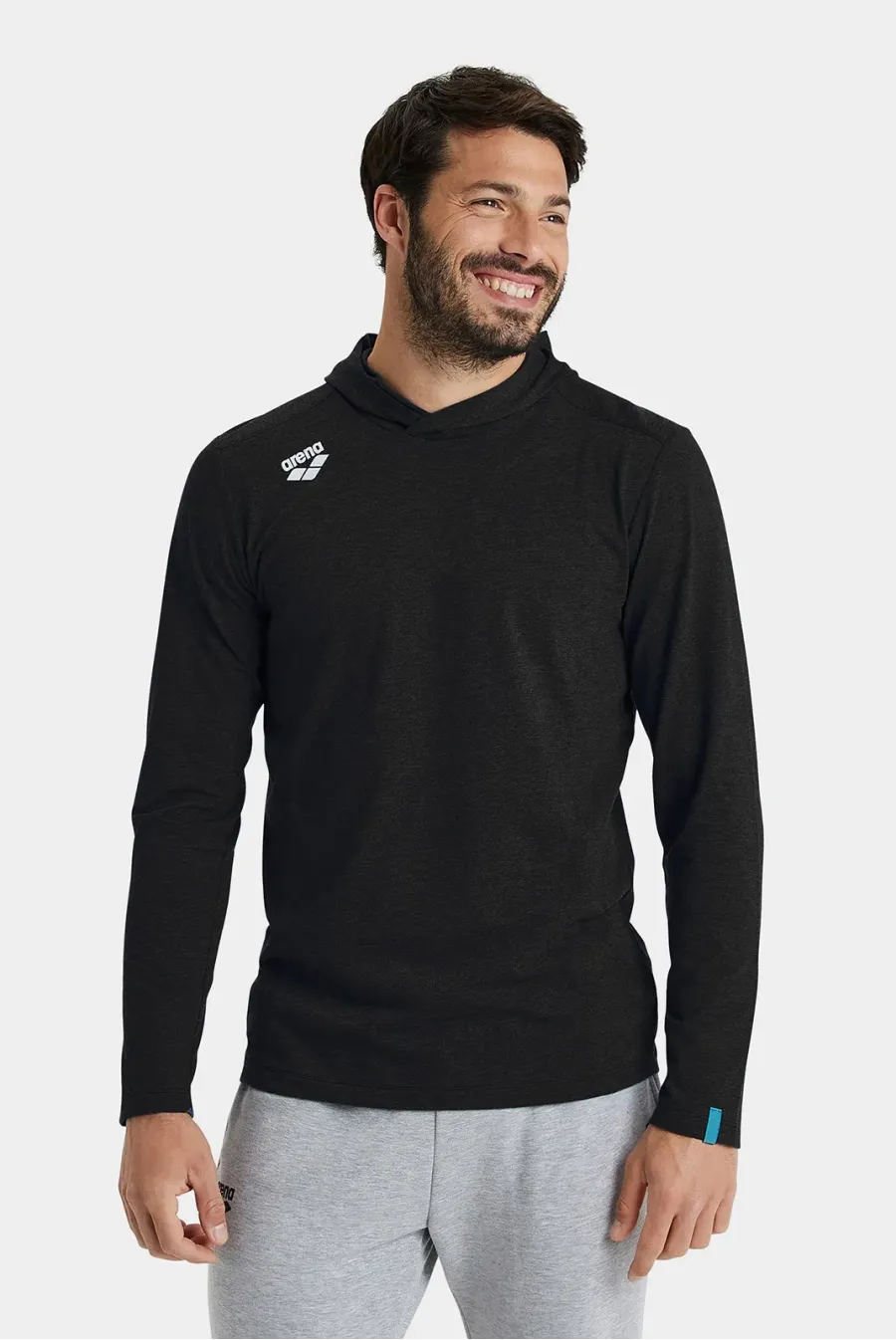 Футболка Arena Team Hooded Long Sleeve T-shir 004903-555