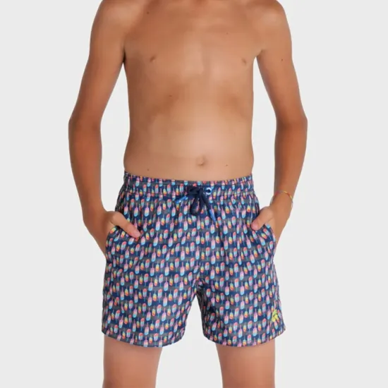 Шорти для плавання Arena Beach Boxer Allover 005252-550