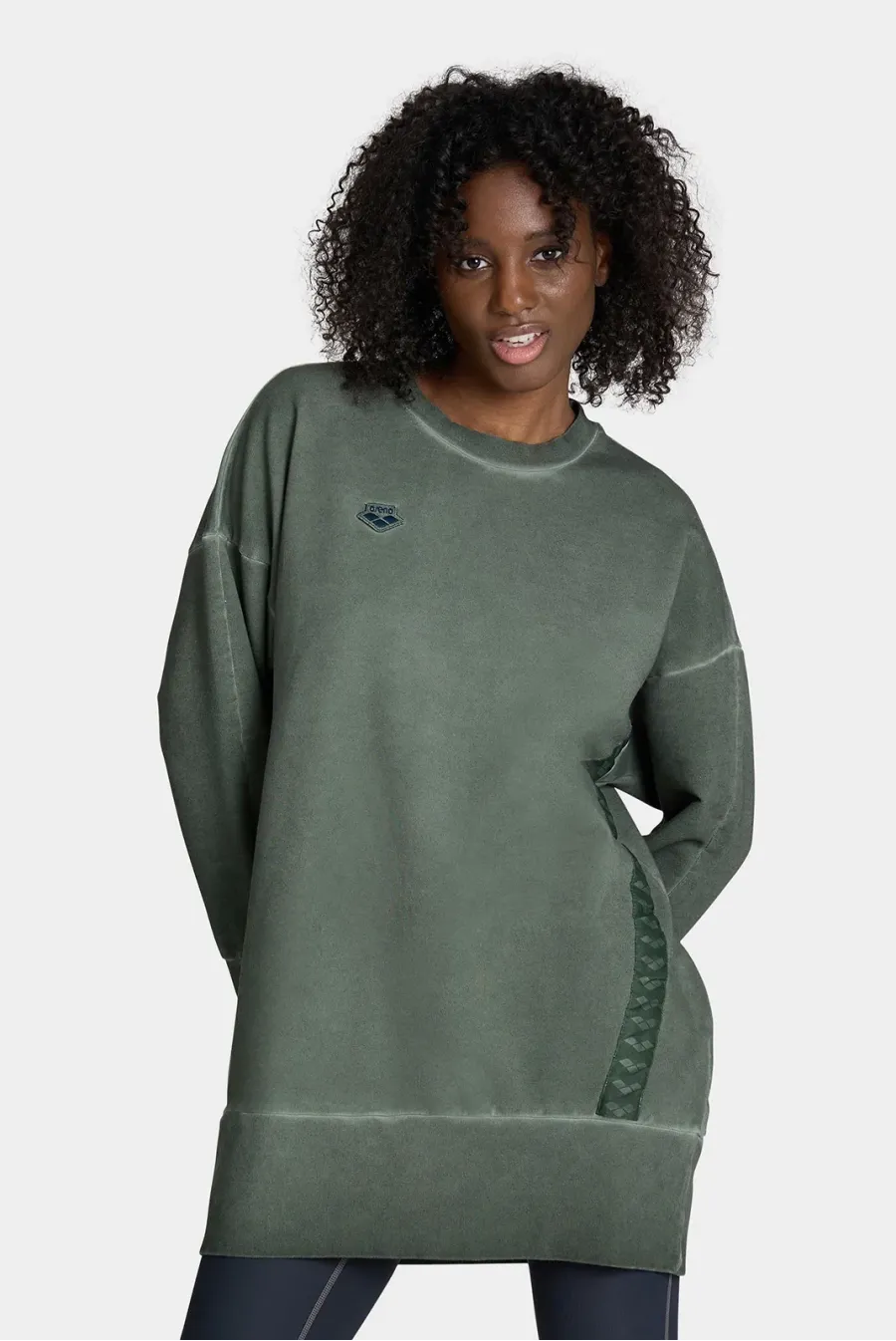 Світшот Arena Icons Oversize Crew 005592-600