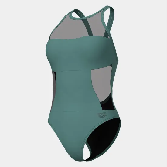 Купальник Arena Mesh Panels Swimsuit Swim Pro 006659-600