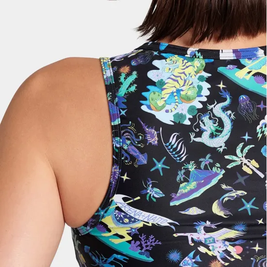 Топ Arena Fun Planet Bra Top 007533-550