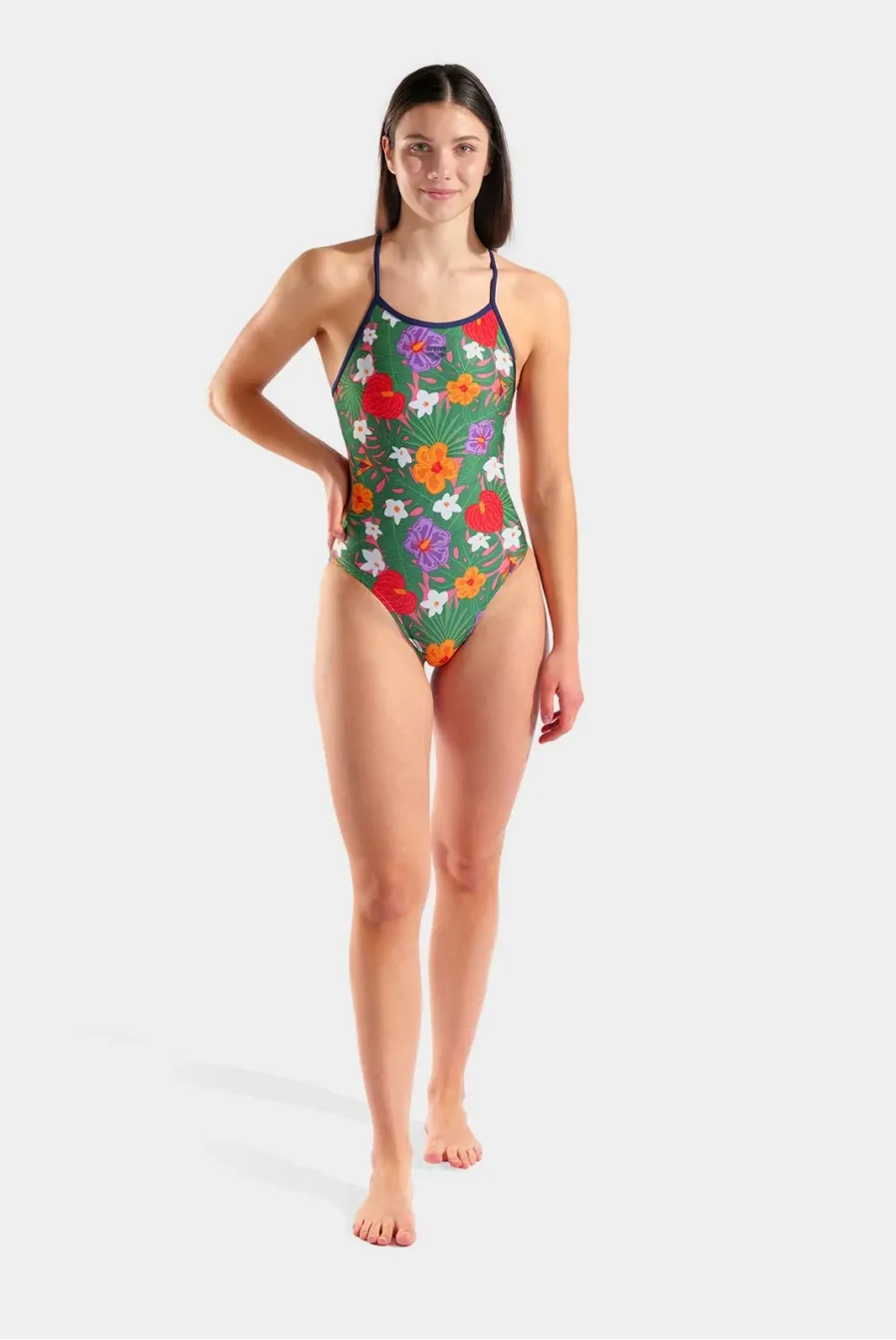 Купальник Arena Rain Forest Swimsuit Tie Back 010172-670