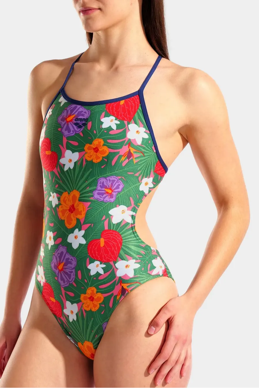 Купальник Arena Rain Forest Swimsuit Tie Back 010172-670