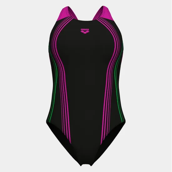 Купальник Arena Clear Lines Swimsuit V Back Lb 010255-590