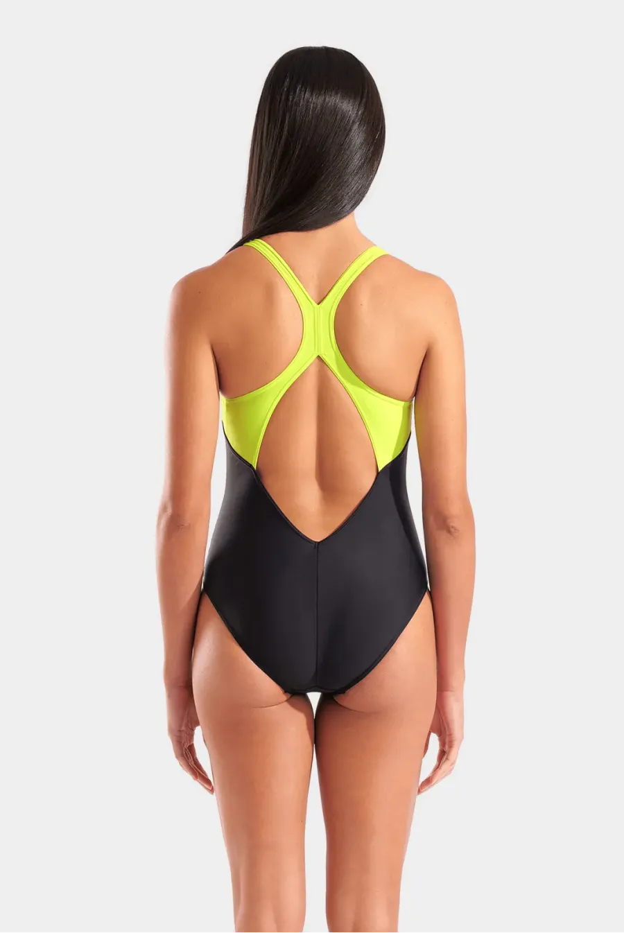 Купальник Arena Grid Swimsuit V Back Graphic 010263-560