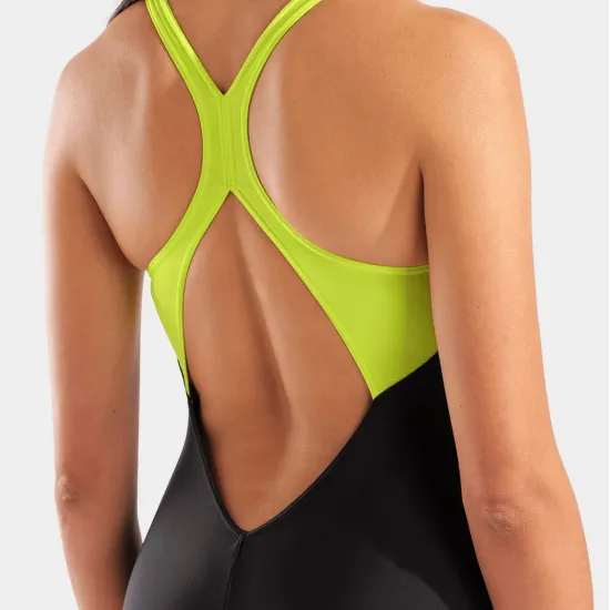 Купальник Arena Grid Swimsuit V Back Graphic 010263-560