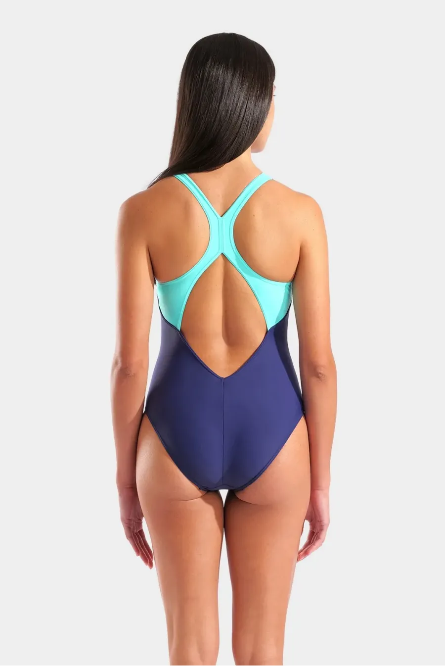 Купальник Arena Grid Swimsuit V Back Graphic 010263-780