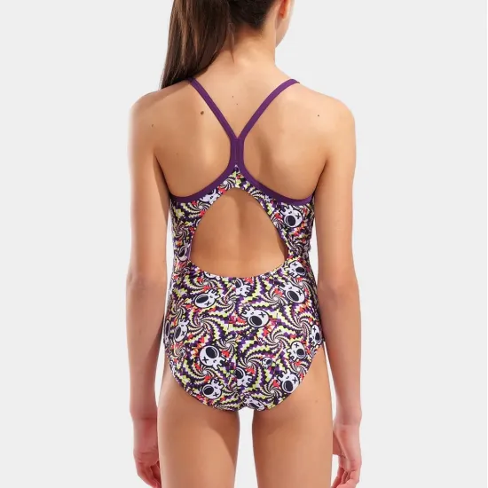 Купальник Arena Fun Skulls Swimsuit Lightdrop 010284-590