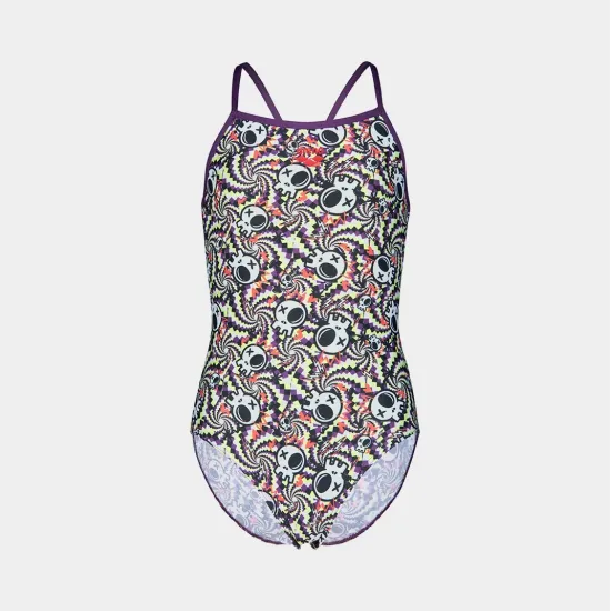 Купальник Arena Fun Skulls Swimsuit Lightdrop 010284-590