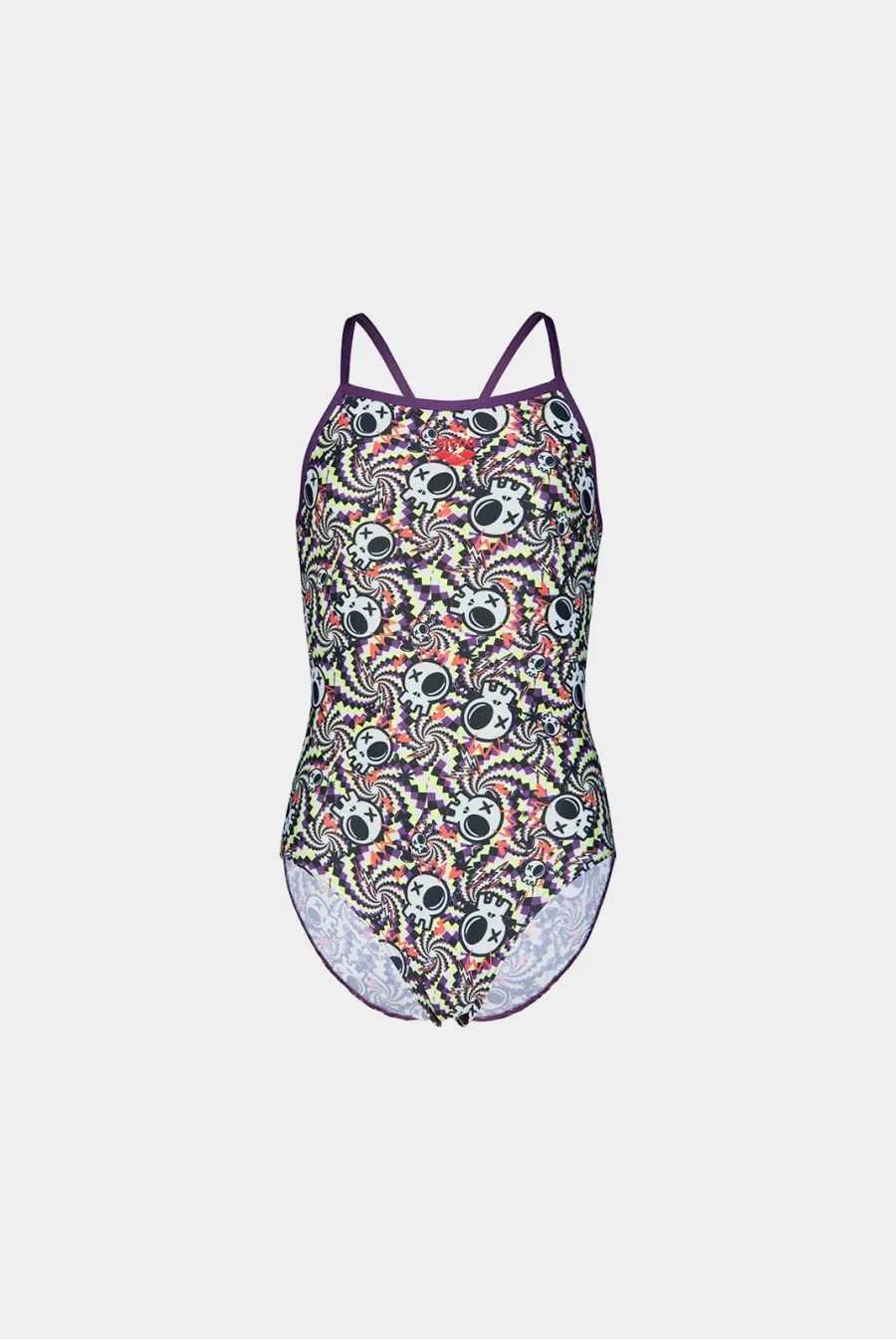 Купальник Arena Fun Skulls Swimsuit Lightdrop 010284-590