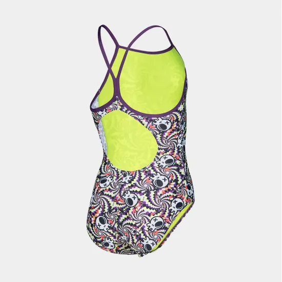 Купальник Arena Fun Skulls Swimsuit Lightdrop 010284-590