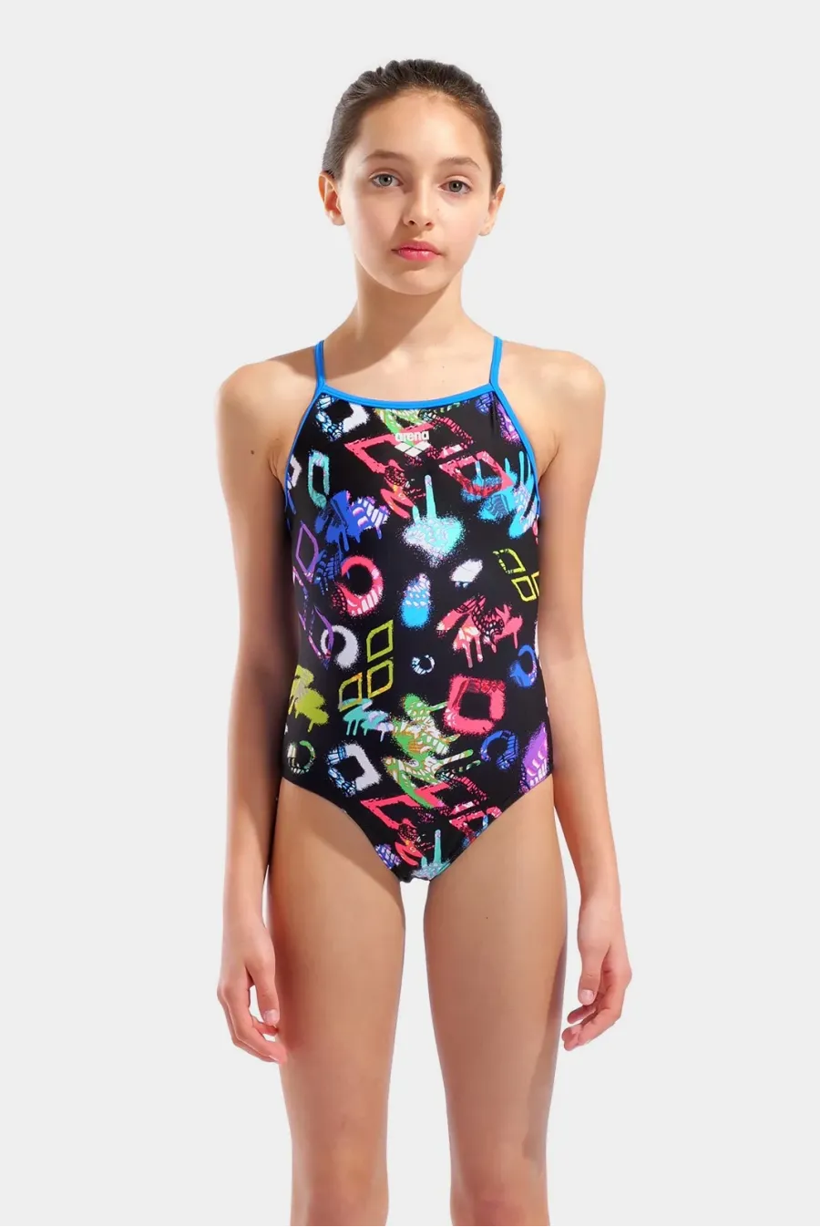 Купальник Arena Graffiti Swimsuit Light Drop B 010289-580
