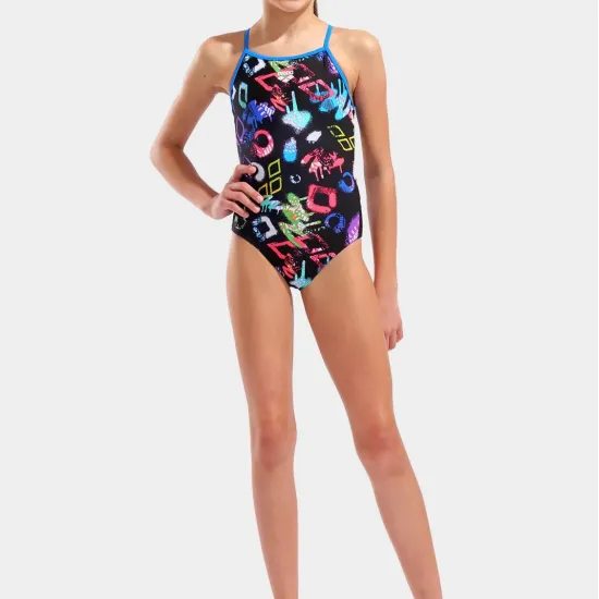 Купальник Arena Graffiti Swimsuit Light Drop B 010289-580