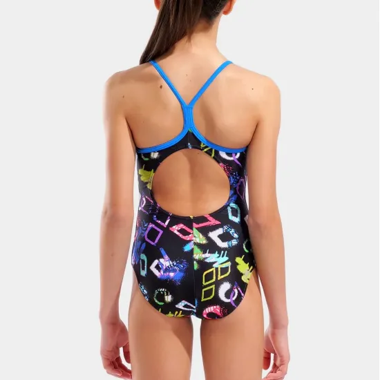 Купальник Arena Graffiti Swimsuit Light Drop B 010289-580