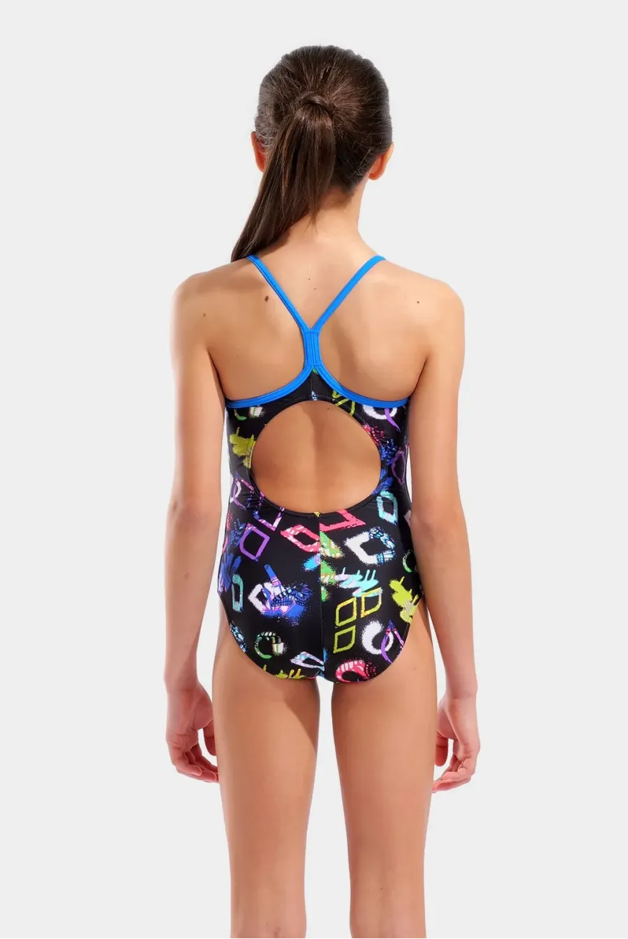 Купальник Arena Graffiti Swimsuit Light Drop B 010289-580
