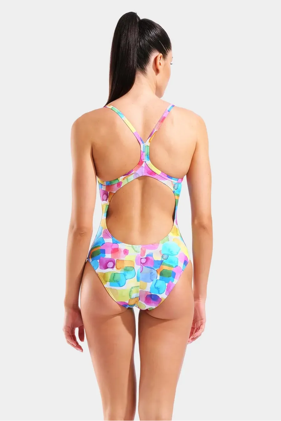 Купальник Arena Glass Swimsuit Lightdrop Back 010686-105