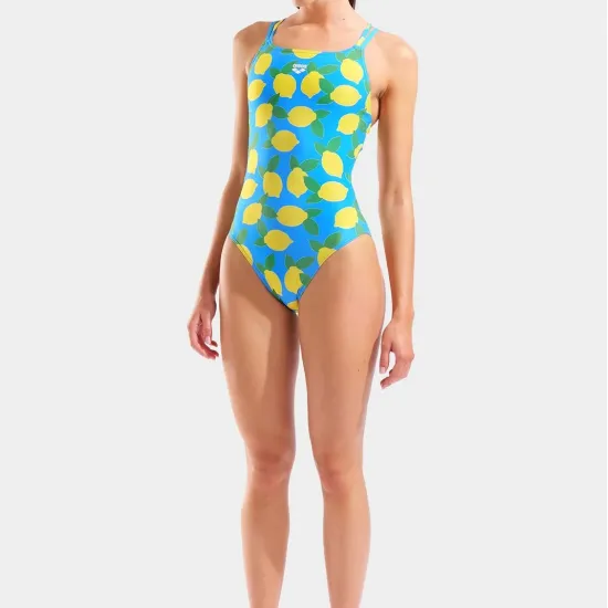 Купальник Arena Lemons Swimsuit Lace Plus Back 010704-858