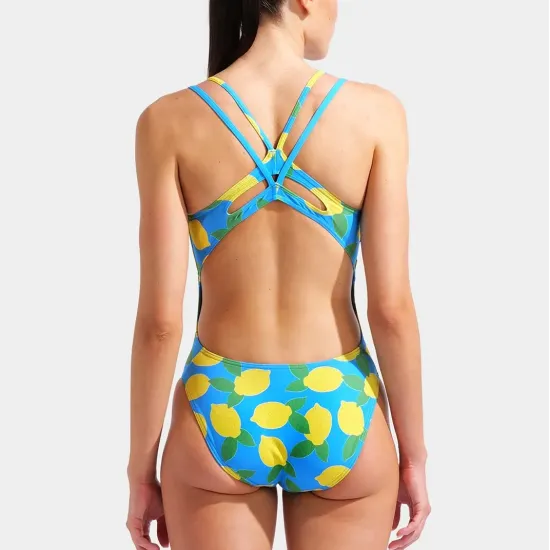 Купальник Arena Lemons Swimsuit Lace Plus Back 010704-858