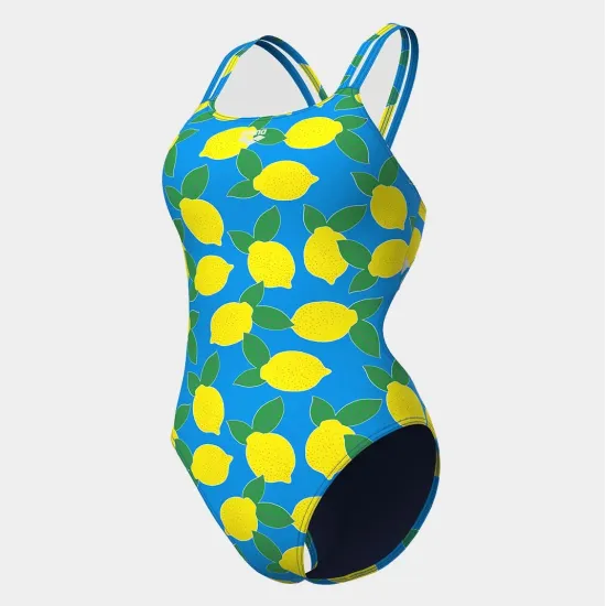 Купальник Arena Lemons Swimsuit Lace Plus Back 010704-858