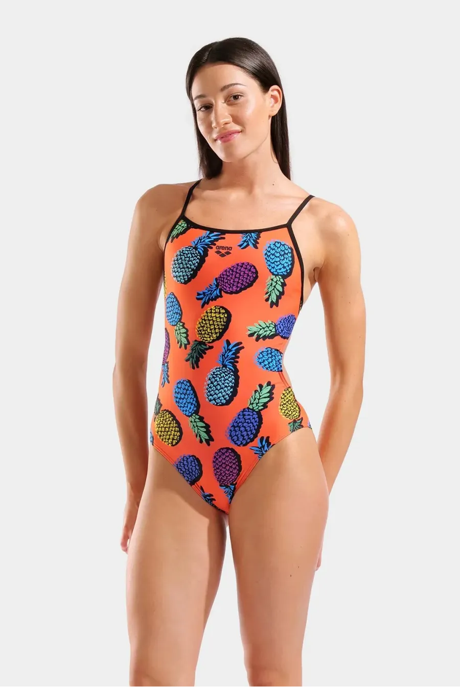Купальник Arena Pineapples Swimsuit Tie Back 010706-350
