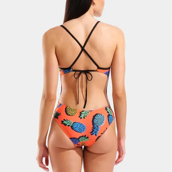 Купальник Arena Pineapples Swimsuit Tie Back 010706-350
