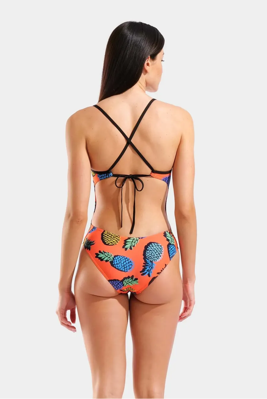Купальник Arena Pineapples Swimsuit Tie Back 010706-350