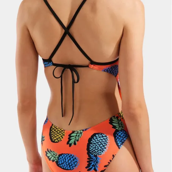 Купальник Arena Pineapples Swimsuit Tie Back 010706-350
