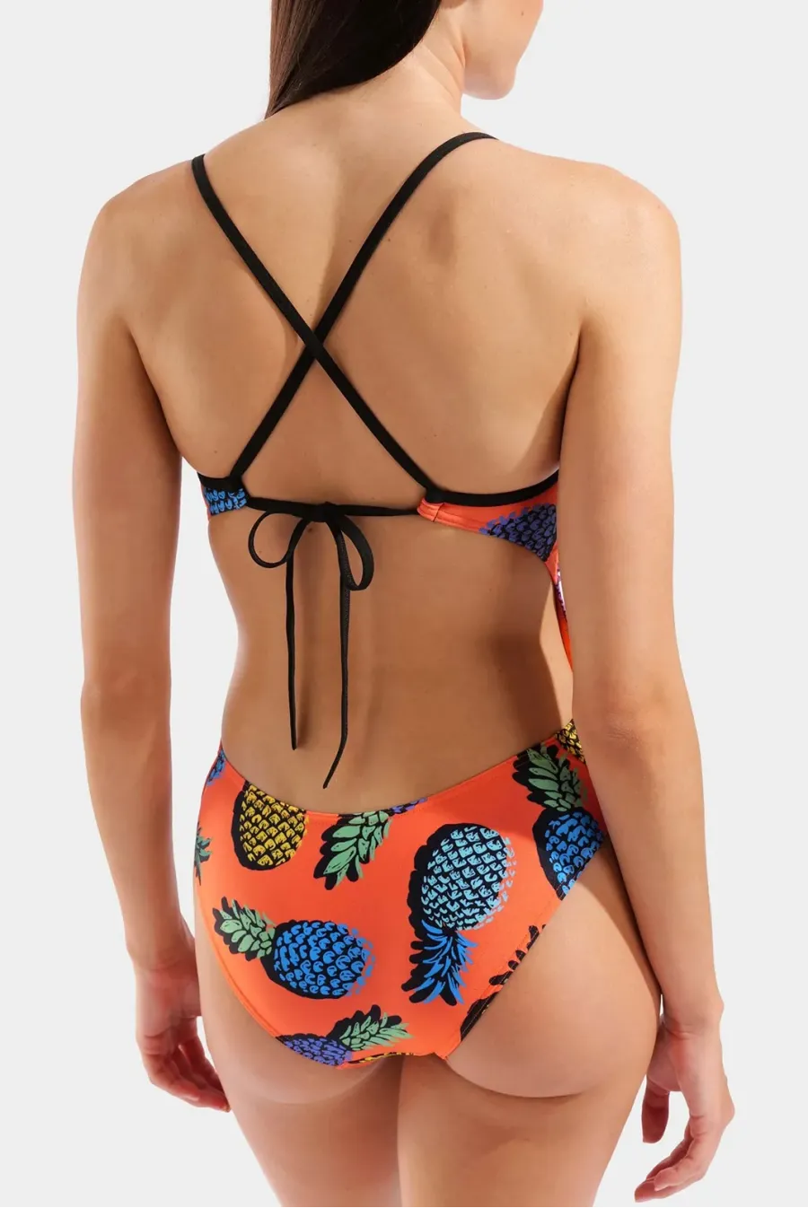 Купальник Arena Pineapples Swimsuit Tie Back 010706-350