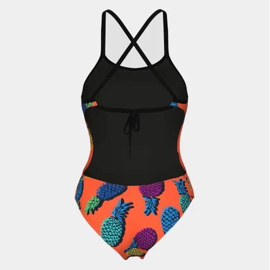 Купальник Arena Pineapples Swimsuit Tie Back 010706-350