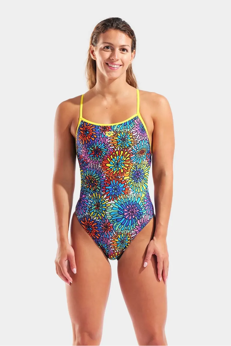Купальник Arena Garden Print Booster Back 010721-530