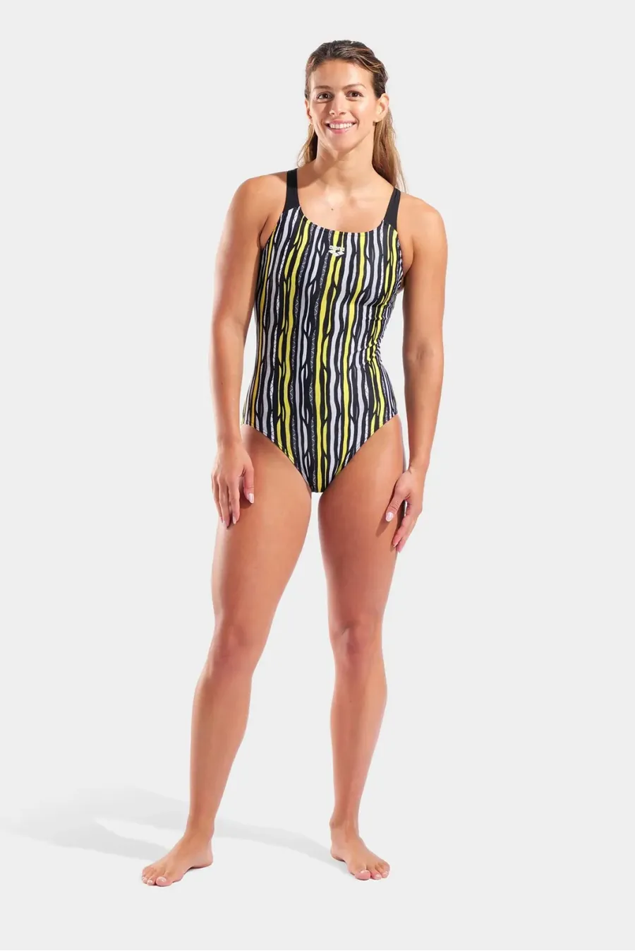 Купальник Arena Stripes Swimsuit Swim Pro Back 010741-590