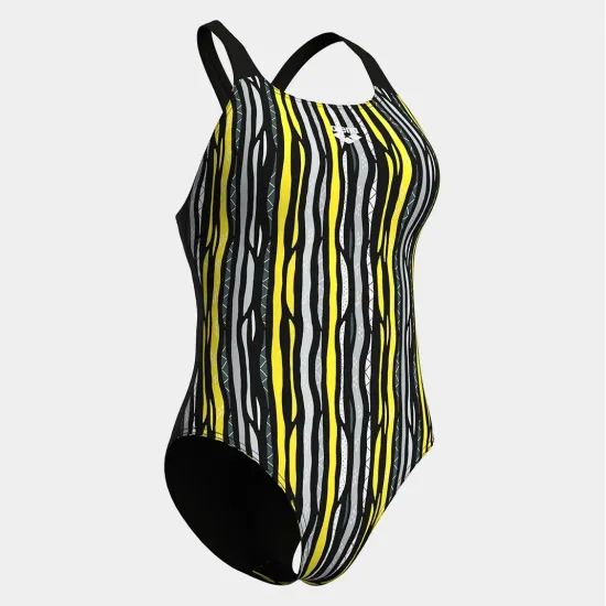Купальник Arena Stripes Swimsuit Swim Pro Back 010741-590