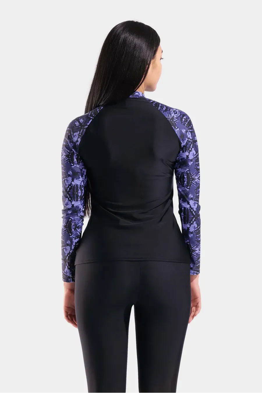Футболка Arena Swim L/s Rash Vest Allover 011097-590