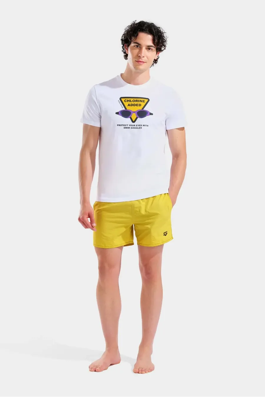 Футболка Arena Goggles Print T-shirt 011166-100