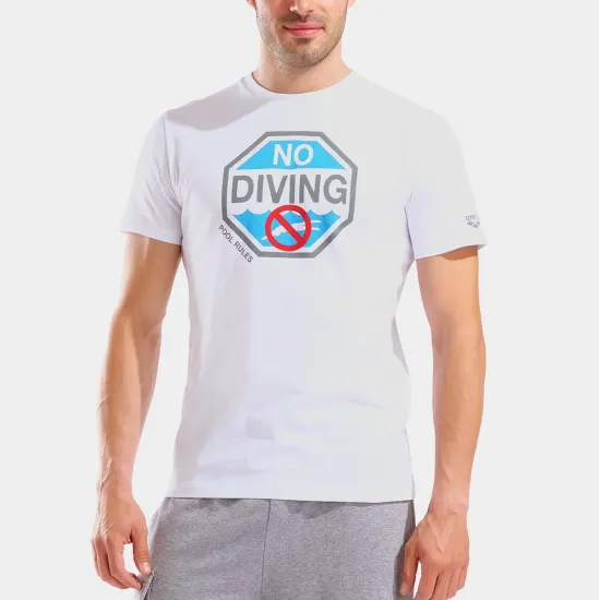 Футболка Arena No Diving Print T-shirt 011331-100