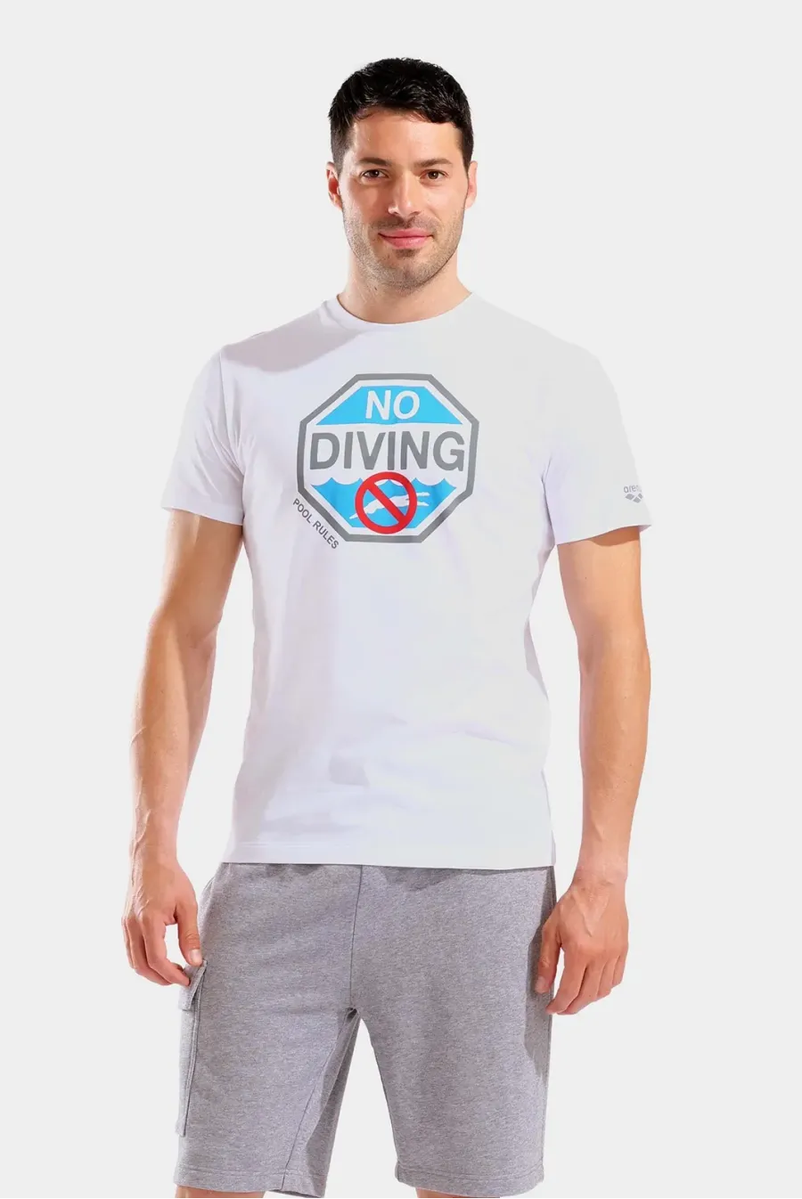 Футболка Arena No Diving Print T-shirt 011331-100