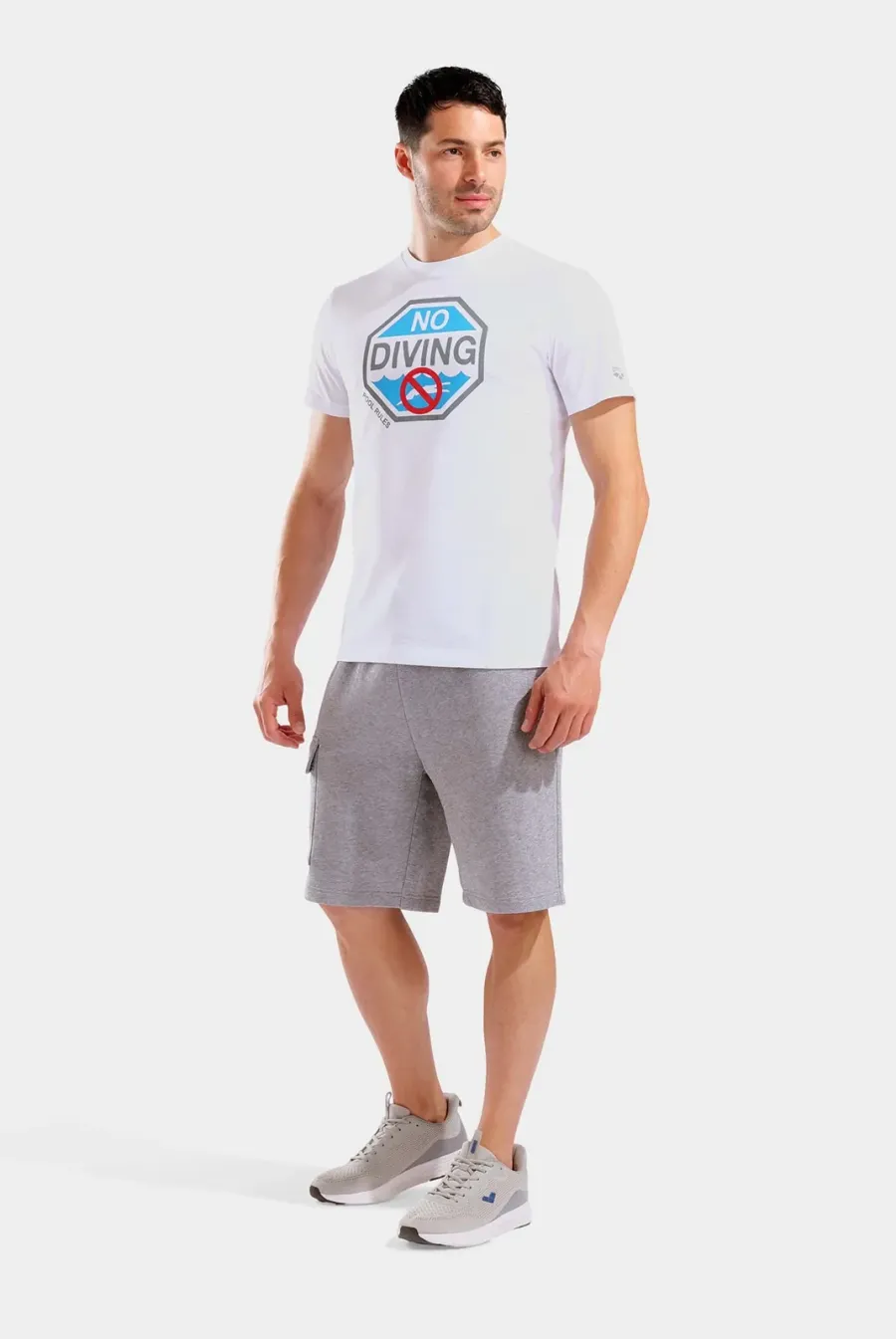 Футболка Arena No Diving Print T-shirt 011331-100