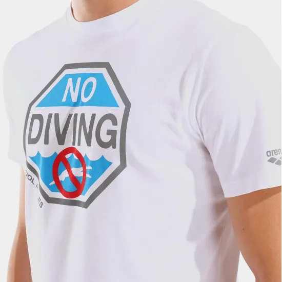 Футболка Arena No Diving Print T-shirt 011331-100