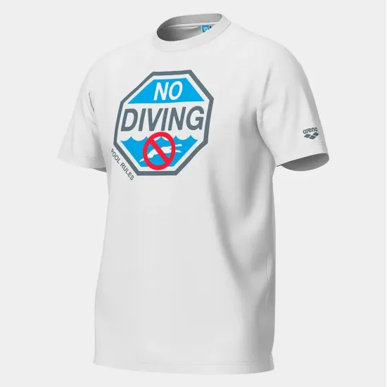 Футболка Arena No Diving Print T-shirt 011331-100
