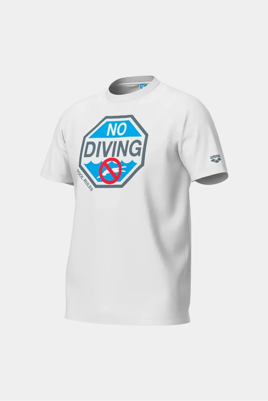 Футболка Arena No Diving Print T-shirt 011331-100