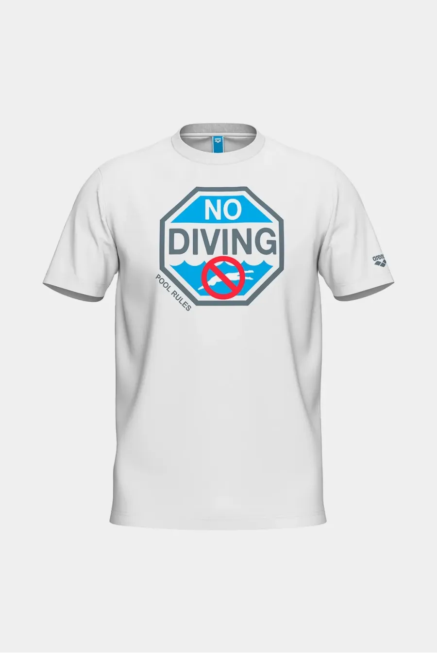 Футболка Arena No Diving Print T-shirt 011331-100
