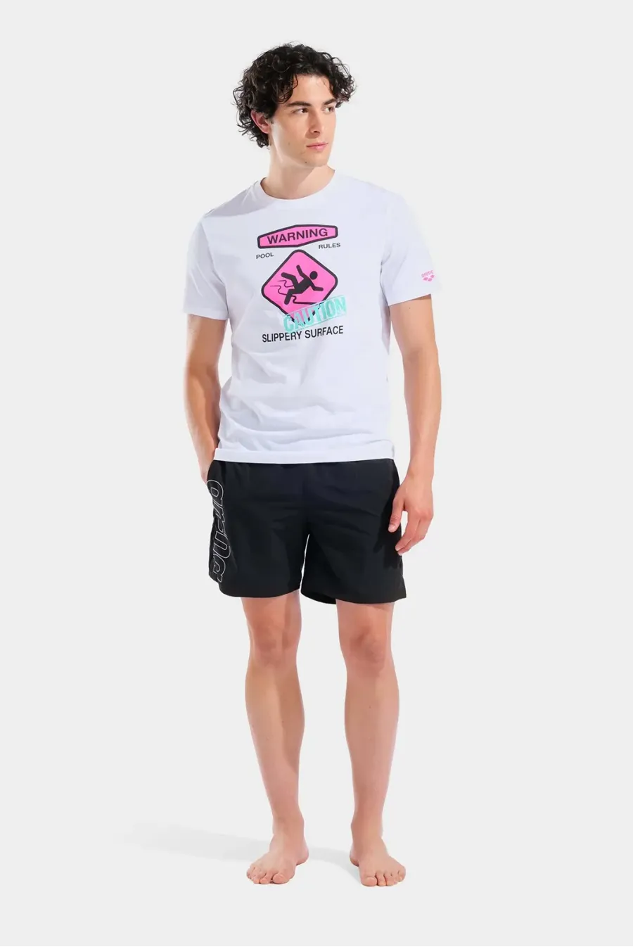 Футболка Arena Slippery Surface Print T-shir 011332-100