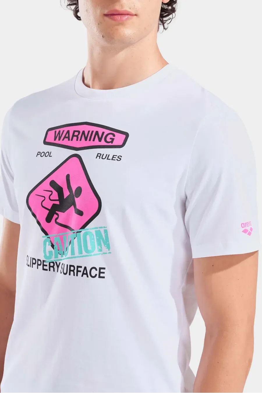 Футболка Arena Slippery Surface Print T-shir 011332-100