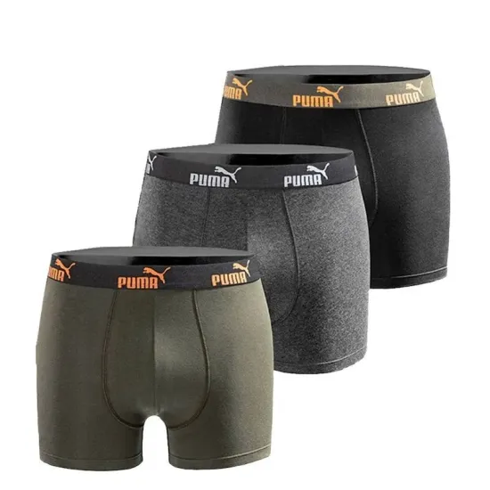 Труси Puma Tripack Boxers Cotton Stretch 100003547-003