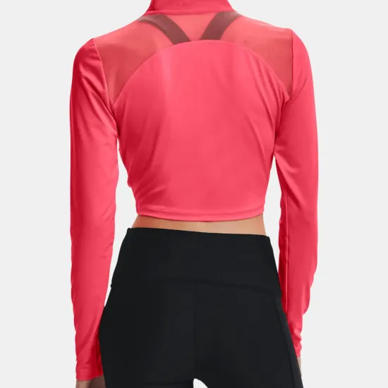 Лонгслів Under Armour HG Q3 Crop Mockneck 1365760-819